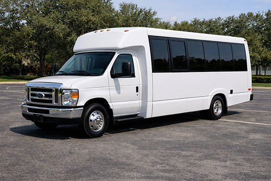 18-passenger minibus rental Merced TX