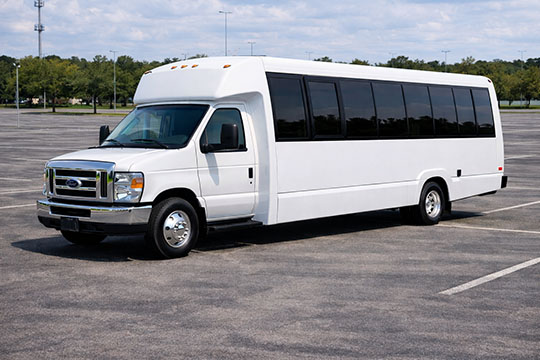 25-passenger minibus rental Merced TX