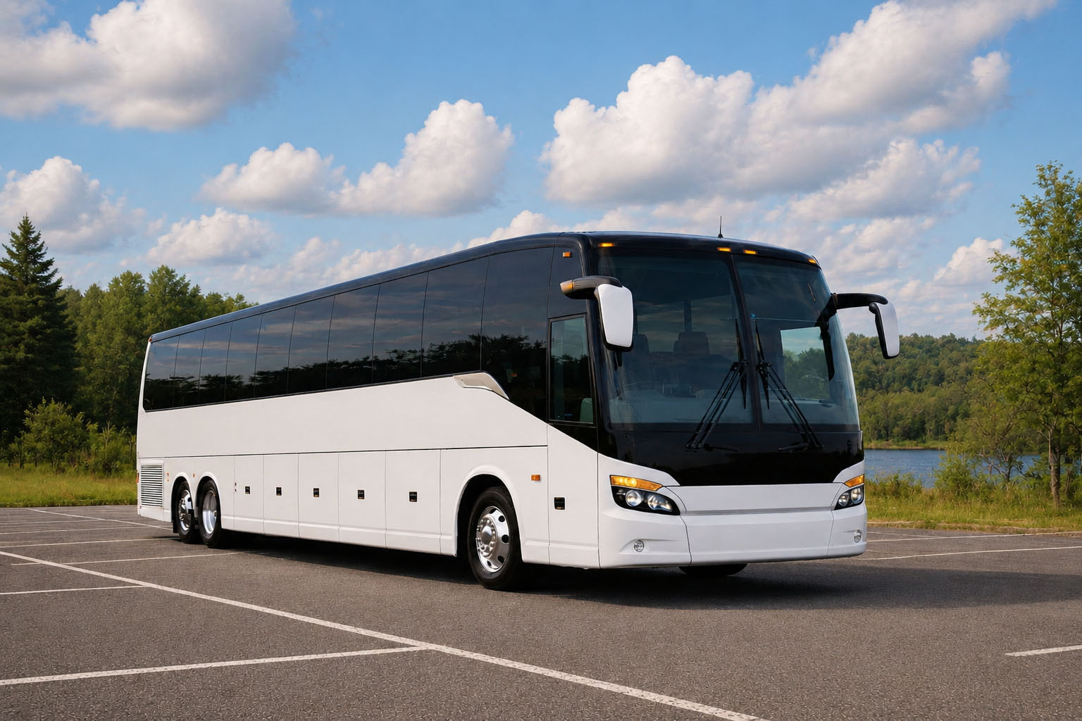 Merced California Charter Bus Company fleet